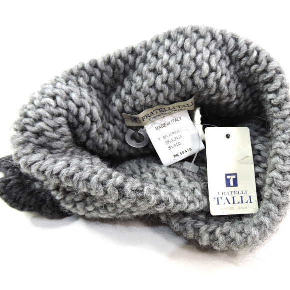 FRATELLI TALLI ?? WOMEN\'S GREY WOOL/ALPACA FASHION HEADBAND